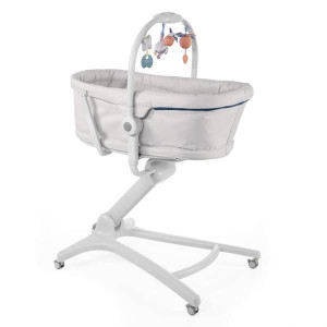 CHICCO 92185 BabtHug4w1 GLACIAL leżaczek/fotel/krzesełko