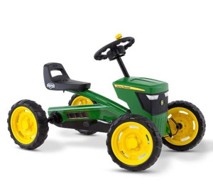 BERG Gokart na Pedały Buzzy John Deere Ciche Koła 2-5 lat do 30 kg 2w1