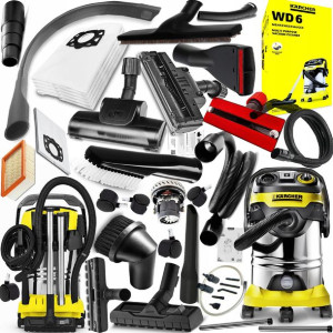 Karcher Odkurzacz Przemysłowy Wd6 P Wielki Zestaw