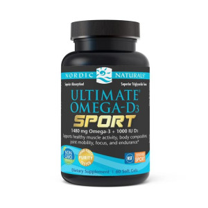 Nordic Naturals Ultimate Omega D3 Sport 60 kaps