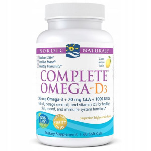 Nordic Complete Omega-D3 565 mg GLA 70 mg Wit. D3