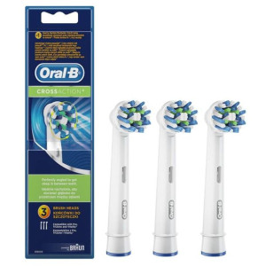 Oral-B Końcówki do Szczoteczki Elektrycznej - Cross Action - 3 Główki