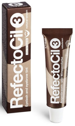 RefectoCil Henna Do Brwi i Rzęs Kolor 3 Naturalny Brąz 15 ml