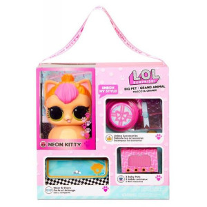 Lol Surprise Lalka Biggie Pets Omg Kot Kotek Neon Kitty