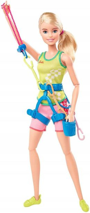 Barbie Lalka Olimpijka Tokyo Wspinaczka Gjl75
