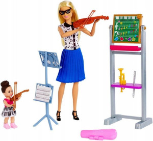 BARBIE I CAN BE Lalka Nauczycielka muzyki FXP1