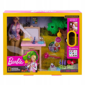 Barbie Badaczka owadów Lalka i akcesoria GDM49