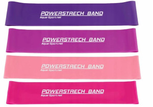 Aqua-sport Zestaw 4 Gum Do Ćwiczeń Mini Band Fitness Taśmy