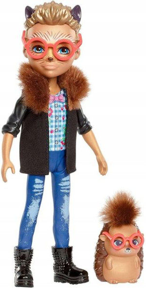 MATTEL ENCHANTIMALS lalka HIXBY + jeżyk POINTER