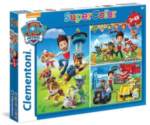 Puzzle 3x48el. Psi Patrol Super Color 25209