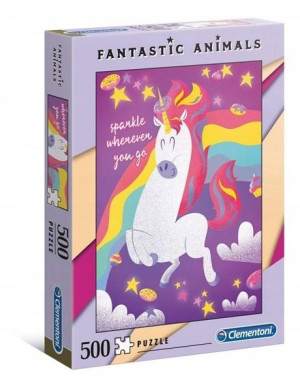 Puzzle 500 Fantastyczne Zwierzęta 35066 Clementoni