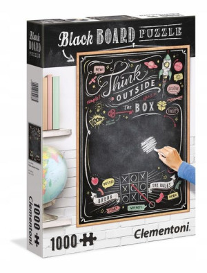 Puzzle 1000el. Black Board Think Clementoni 39468