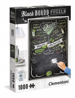 Puzzle 1000el. Black Board Cheers Clementoni 39467