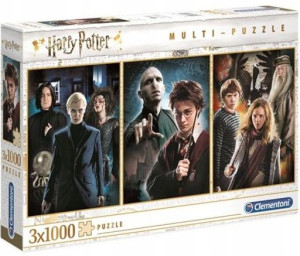Puzzle 3 x 1000 el. Harry Potter Clementoni 61884