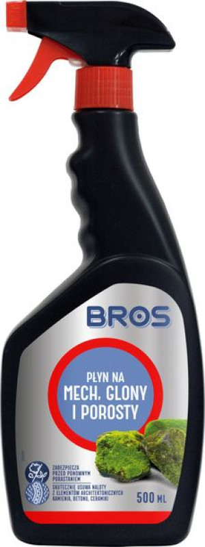Płyn na mech, glony i porosty BROS 500ml