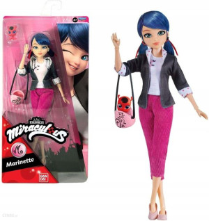 Miraculous Biedronka i Czarny Kot Lalka Marinette