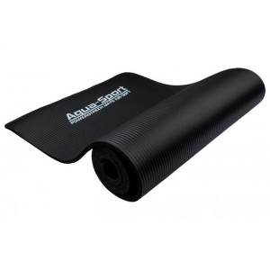 Aqua-sport Powerstrech Mata Do Jogi Nbr Air-soft Black 183x61x1cm