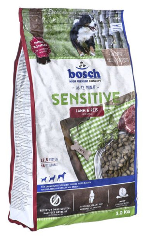 BOSCH Sensitive Lamb & Rice - karma dla psów z wrażliwym żołądkiem z jagnię