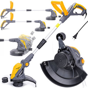 Elektryczna Podkaszarka Kosa Do Trawy 1400w 126cm Kosiarka Śr. Robocza 30cm