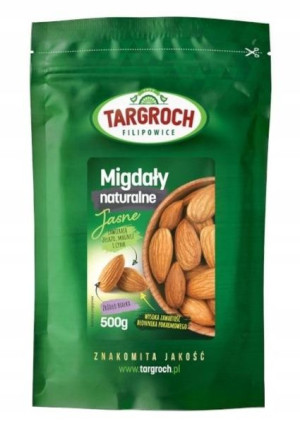 Targroch Migdały Naturalne Jasne Keto 500 g