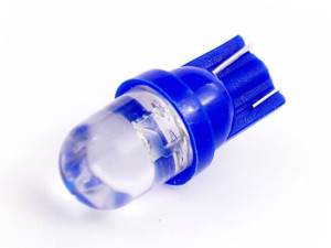 Żarówka samochodowa LED W5W T10 FLUX niebieska INTERLOOK