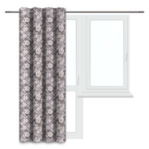 ZASŁONA gotowa na PRZELOTKACH kółka ZASŁONY do salonu 140x230 D404-263-01