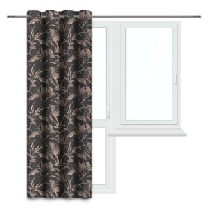 ZASŁONA gotowa na PRZELOTKACH kółka ZASŁONY do salonu 140x230 D404-307-01