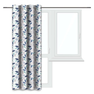 ZASŁONA gotowa na PRZELOTKACH kółka ZASŁONY do salonu 140x230 D404-319-01