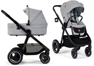 Kinderkraft Everyday wózek wielofunkcyjny 2w1 Light Grey