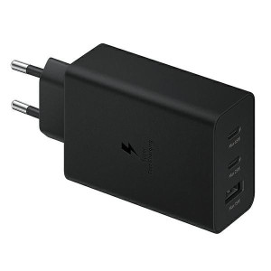 Ładowarka sieciowa Samsung EP-T6530NB PD 65W 3w1 2xUSB-C 1xUSB-A czarny/bla