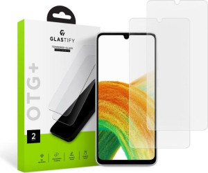 Szkło hartowane Glastify OTG+ Samsung Galaxy A33 5G Clear [2 PACK]