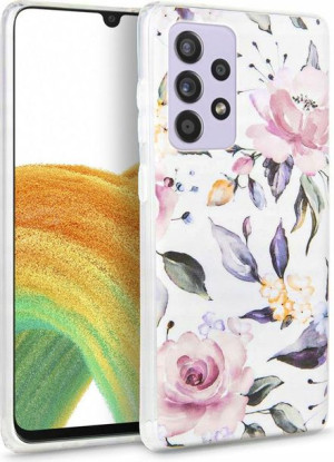 Etui Tech-protect Floral Samsung Galaxy A33 5G White