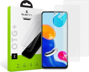 Szkło hartowane Glastify OTG+ Redmi Note 11/11S Clear [2 PACK]