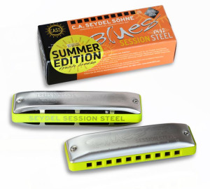 Seydel Blues Session Steel F Summer Edition Green 2020 10301f-s Harmonijka