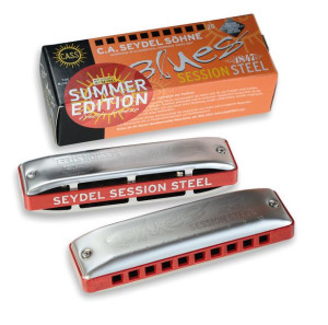 Seydel Blues Session Steel F Summer Edition Cherry Red 10301f-s Harmonijka