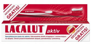 Lacalut Pasta do zębów Activ+ szczoteczka 75ml
