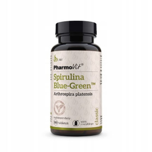 Pharmovit SPIRULINA BLUE GREEN Premium 180 tabletki Białko