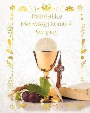 Pamiątka Pierwszej Komunii Świętej (złoty kielich)
