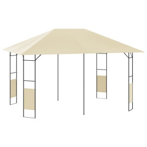 Altana ogrodowa, 4x3 m, kremowa, 160 g/m²