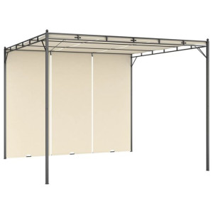 Altana ogrodowa z zasłoną boczną, 3 x 3 x 2,25 m,