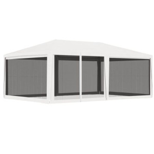 Namiot imprezowy z 4 siatkowymi ściankami, 4x6 m,