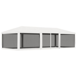 Namiot imprezowy z 4 siatkowymi ściankami, 4x9 m,