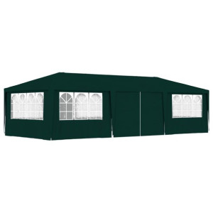 Namiot imprezowy ze ściankami, 4x9 m, zielony, 90