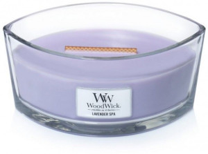Świeca WoodWick Lavender Spa Elipsa drewniany knot