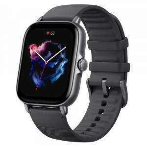Amazfit GTS 3 GPS Tętno SpO2 5ATM Graphite Black