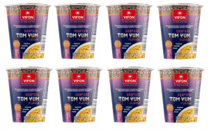 Zupa z kluskami o smaku owoców morza w stylu tajskim Tom Yum 67 g Vifon x 8
