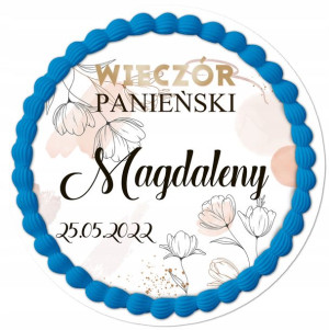 Dekoracja Tort Opłatek Wieczór Panieński Y3