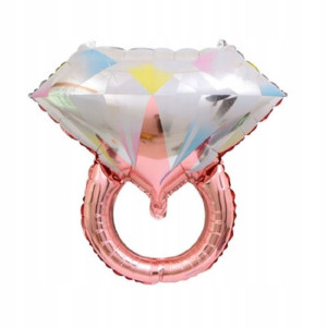Balon Pierścionek Rose Gold Na Wieczór Panieński