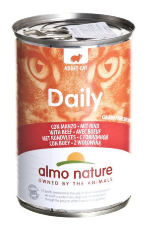 ALMO NATURE Daily Menu Wołowina - puszka 400g