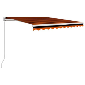 Ręcznie zwijana markiza, 350 x 250 cm, pomarańczow